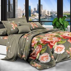 Комплект постельного белья Мирабелла Свадьба, Цвет комплекта: Свадьба , Размер: 1,5 спальный, Размер наволочки: 50*70