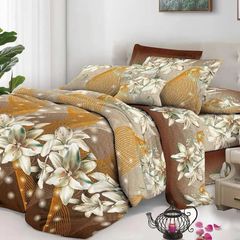 Комплект постельного белья Примавера, Лилии, Цвет комплекта: Лилия , Размер: 1 спальный , Размер наволочки: 50*70