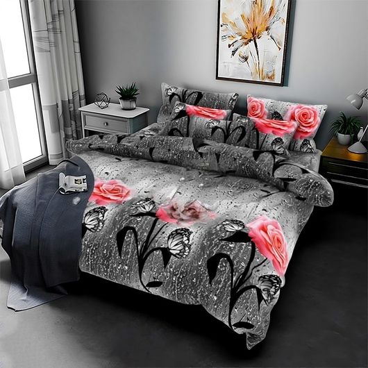 Комплект постельного белья Мирабелла Сумерки, Цвет комплекта: Сумерки , Размер: 2 спальный, Размер наволочки: 70*70