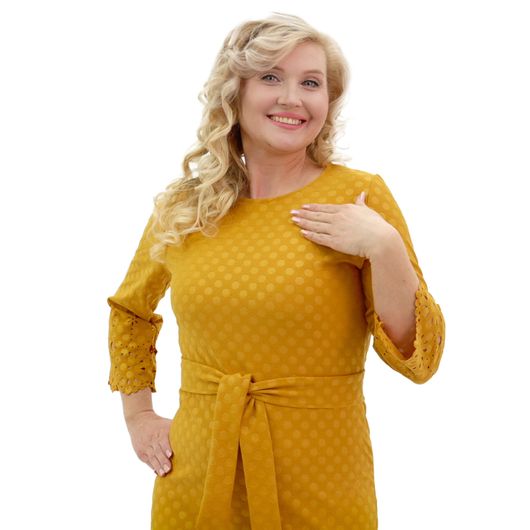 Платье Феерия, оранжевое, Цвет: Оранжевый , Размер: XL