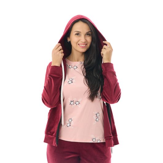 Костюм Енджі, бордовий, Колір: Бордовий, Розмір: 50, зображення 4