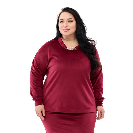 Костюм МегаШик, бордовий, Колір: Бордовий, Розмір: 44, зображення 2