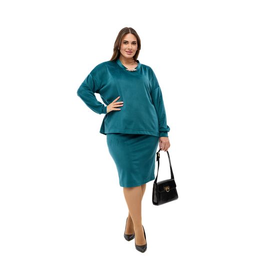 Костюм МегаШик, смарагдовий, Колір: Смарагдовий, Розмір: 52, зображення 7