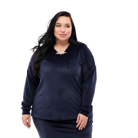 Костюм МегаШик, темно-синій, Колір: Темно синій, Розмір: 50, зображення 6