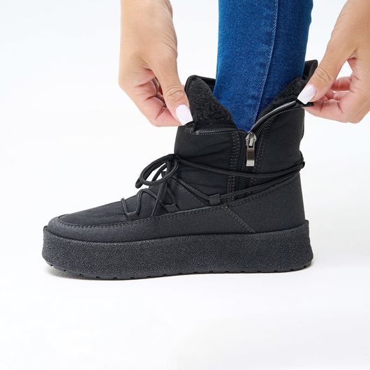 Ботинки Любава, черные, Цвет: Черный, Размер обуви : 39, изображение 4